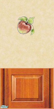 Sims 2 — Set 26 Apple Wall 11 by Lianaa — Set 26 Apple Wall 11