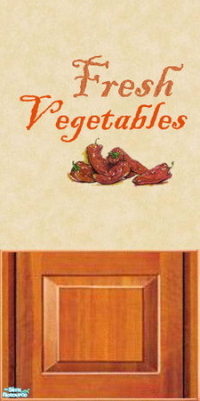 Sims 2 — Set 26 Vegetables Wall 2 by Lianaa — Set 26 Vegetables Wall 2