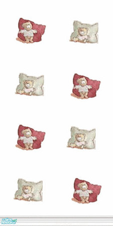 Sims 2 — Paddy  - Red by Astarta — Painted walls for the nursery or the kidsroom.