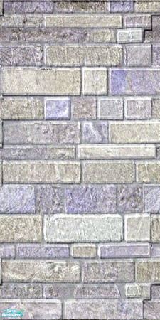 Sims 2 — Brick Wallpapers and Linoleum - PG1 by Lorah — Purple and gold.