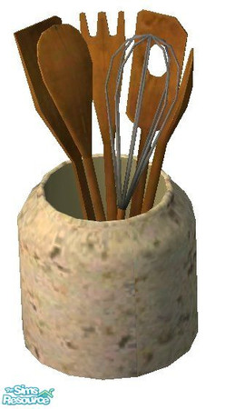 Sims 2 — Natural Mable 1 Utensil Silo by RhondaBlonda — 