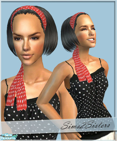 Sims 2 — S2S Sunair T037 hair retexture - 5 by sims2sisters — 