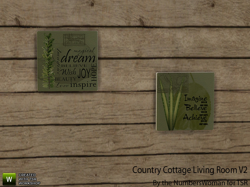 Sims 4 The Sims Resource | Country Cottage Living V2 Paintings by TSR Creator