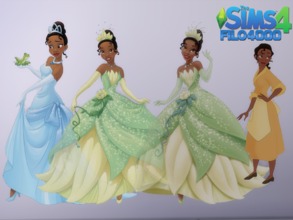 Sims 4 — Disney's Tiana Wall Decals by filo40002 — Part of my Disney's wall decals series, each decal will include 4