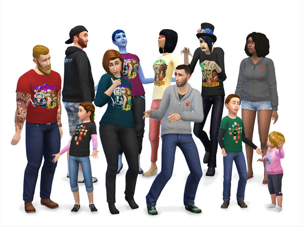 Sims 4 — ElfQuest Tops Set by Whistlebinky — 
