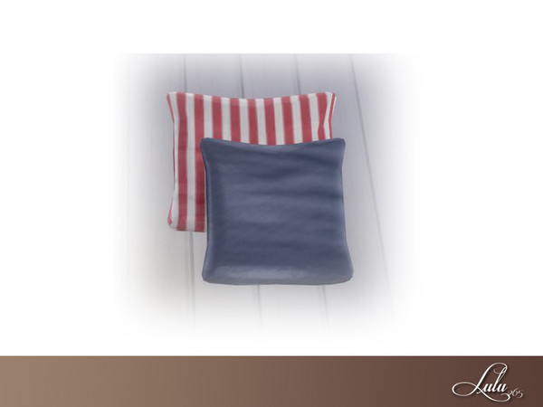 Sims 4 — Austin Bedroom Pillows by Lulu265 — Part of the Austin Bedroom Set