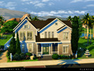 Sims 4 — Sunlight (No CC) by Plantyl — Perfectly elegant house for your sims featuring three bedrooms, four bathrooms, a