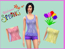 Sims 4 — Spring Tank top~Sheer by duhboy2u22 — This top has a slight sheerness to it, so be warned, if using custom