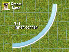 Sims 3 — Poolside - 5x5 inner corner by GrandeLama — Part of the GrandeLama Poolside set.