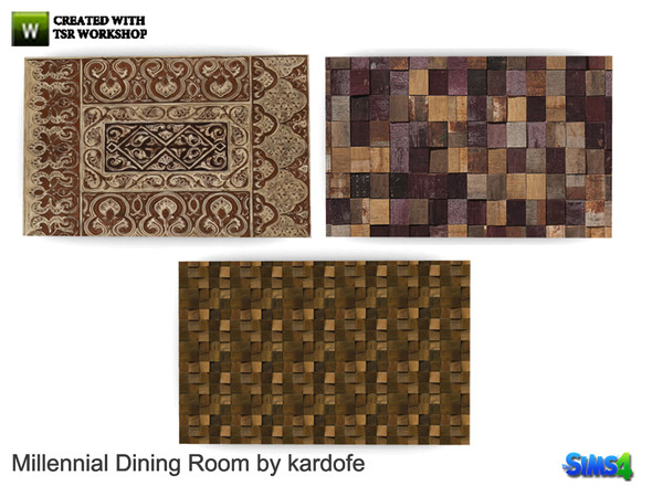 Sims 4 — kardofe_Millennial Dining Room_Wood panel by kardofe — Large decorative wood panel to hang on the wall, three