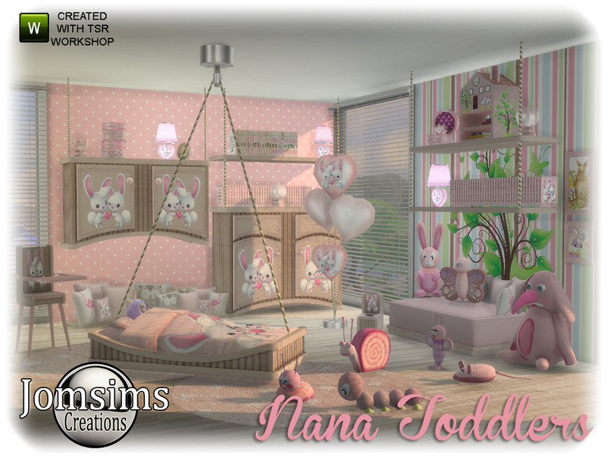 The Sims Resource Nana Toddlers Toys Deco Set