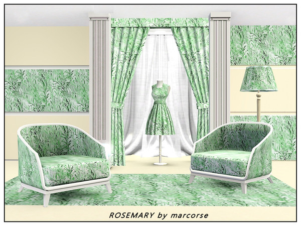 Sims 3 — Rosemary_marcorse by marcorse — Themed pattern: whether as a culinary herb, a garden border or in a buttonhole
