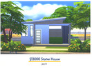 Sims 4 — 13000 Simoleons Starter House by jmn11 — A modern starter house with a value of 13000 simoleons. I used my