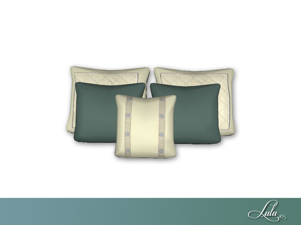 Sims 3 —  Bedford Bedroom Decor Pillows  by Lulu265 — Part of the Bedford Bedroom Set Fully CAStable 