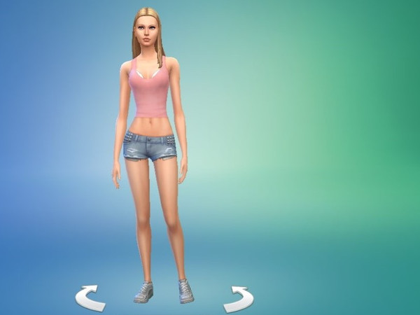 Sims 4 — Sports top by meg126beth — A sporty style top. Only includes one recolour.