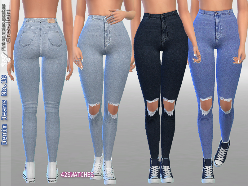 The Sims Resource - Denim Jeans No.10