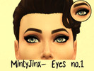 Sims 4 — Realistic Eyes- Eye Color Swatch by MintyJinx — This is a realistic eye color swatch, made it in photoshop!