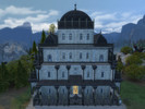 Sims 4 — Gothic Castle by caiocesarcms — A Gothic castle with a pool of blood! Includes: One captivity room with grids to