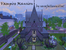 Sims 4 — Vampire Mansion by sarafallenscilla12 —  This is a Vampire Mansion with a slave room, a workout, a crypt, a