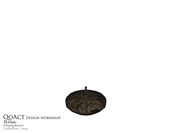 Sims 4 — Rosa Plump Vase    by QoAct — Part of the Rosa Dining Room QoAct Design Workshop | 2017 Dining Room Collection