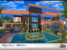 Sims 4 — Supatara Modern by autaki — Supatara Modern. Medium modern house for you simmies. It has - Living room - kitchen