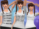 Sims 4 — One Direction Random Shirts || Lyricly1D by Lyricly1D — Random shirts that I found IRL and converted them for