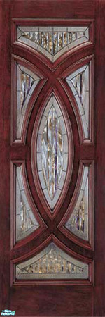 Sims 2 — Oak and Glass Panel Set - Individual Ite by lollipop6969 — Sequoia Wood with Glass