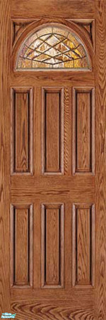 Sims 2 — Oak and Glass Panel Set - Individual Ite by lollipop6969 — Oak with Single Glass