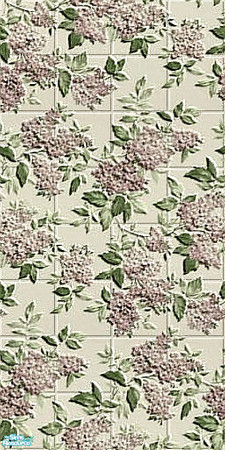 Sims 2 — Textured Lilacs - Individual Item by Lorah — In chooses of white, mauve, sea green, and cream paint this