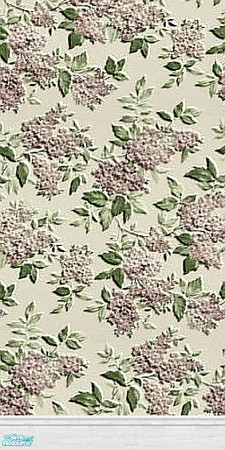 Sims 2 — Textured Lilacs - Individual Item by Lorah — In chooses of white, mauve, sea green, and cream paint this