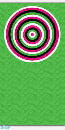 Sims 2 — Techno Green - 06 by perelinka — Techno green painted wall. The best for your teenagers. (7/7)