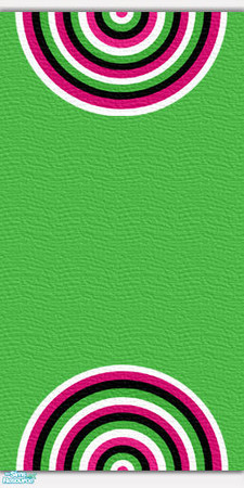 Sims 2 — Techno Green - 04 by perelinka — Techno green painted wall. The best for your teenagers. (5/7)