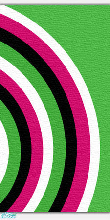 Sims 2 — Techno Green - 03 by perelinka — Techno green painted wall. The best for your teenagers. (4/7)