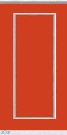 Sims 2 — S is for Shaddock - Orange Wall by Bittersweet_Symphony — Wall paint in a color found in a Shaddock. The trim is