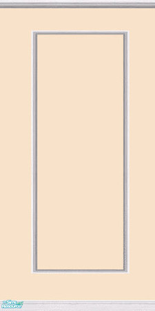 Sims 2 — S is for Shaddock - Peach Wall by Bittersweet_Symphony — Wall paint in a color found in a Shaddock. The trim is