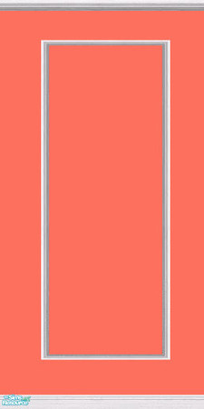 Sims 2 — S is for Shaddock - Salmon Wall by Bittersweet_Symphony — Wall paint in a color found in a Shaddock. The trim is