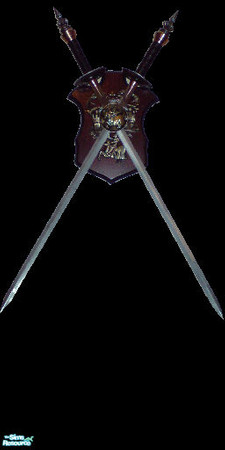 Sims 2 — Fencing Sabres (Various) - Individual It by noslen — Fencing Sabres on a plain black wallpaper.