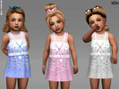 Sims 4 —  S4 Sweet Toddler Dress by Margeh-75 — -Cute toddler dresses -7 colours -cas thumbnail Please do not reupload ,