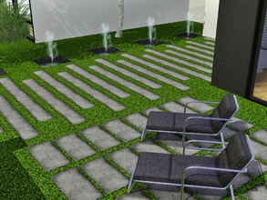 Sims 3 — Paving,Entrance and Garden Pattern Set by Prickly_Hedgehog — Large set with which you can build your