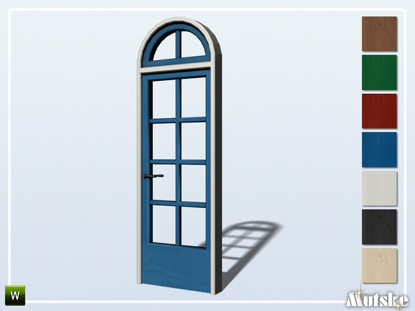 Sims 4 — Door Sevilla 1x1 by Mutske — This door is part of the Sevilla Contructionset. Made by Mutske@TSR. 