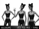 Sims 4 — [XILLIA] Sassy Pose Pack - Female by Novalyx2 — This is a Pose Pack for female sims, teen - adult, containing 3