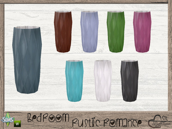 Sims 4 — Bedroom Rustic Romance Deco Vase v3 by BuffSumm — Part of the *Bedroom Rustic Romance* ***TSRAA***