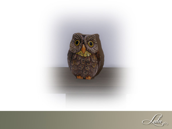 Sims 4 — Ariana Dining Owl Ornament  by Lulu265 — Part of the Ariana Dining Set 