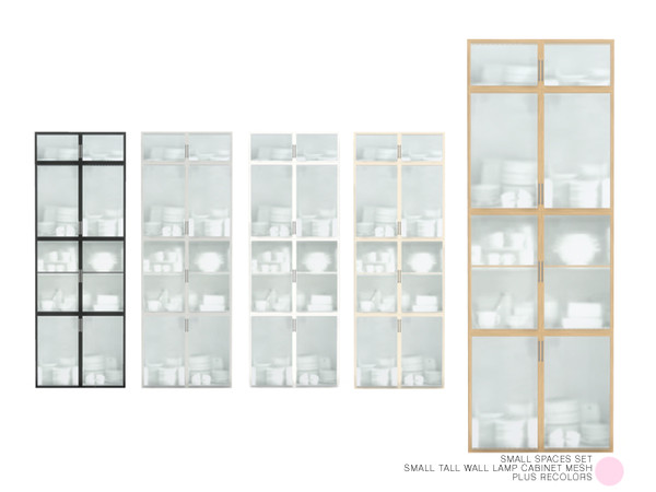 Sims 4 — Small Tall Wall Lamp Cabinet Mesh by DOT — Small Tall Wall Lamp Cabinet Mesh by DOT of The Sims Resource