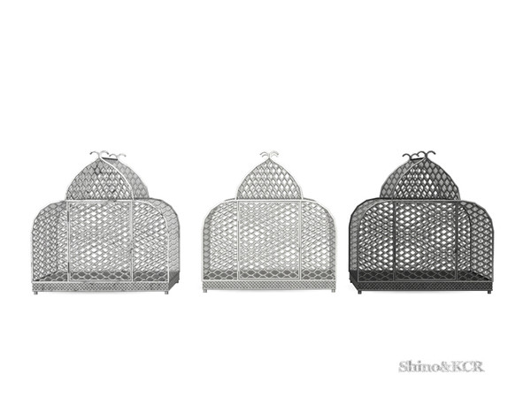 Sims 4 — Shabby Chic Living - Bird Cage large by ShinoKCR — Set of Shabby Chic Objects for your Simmies!