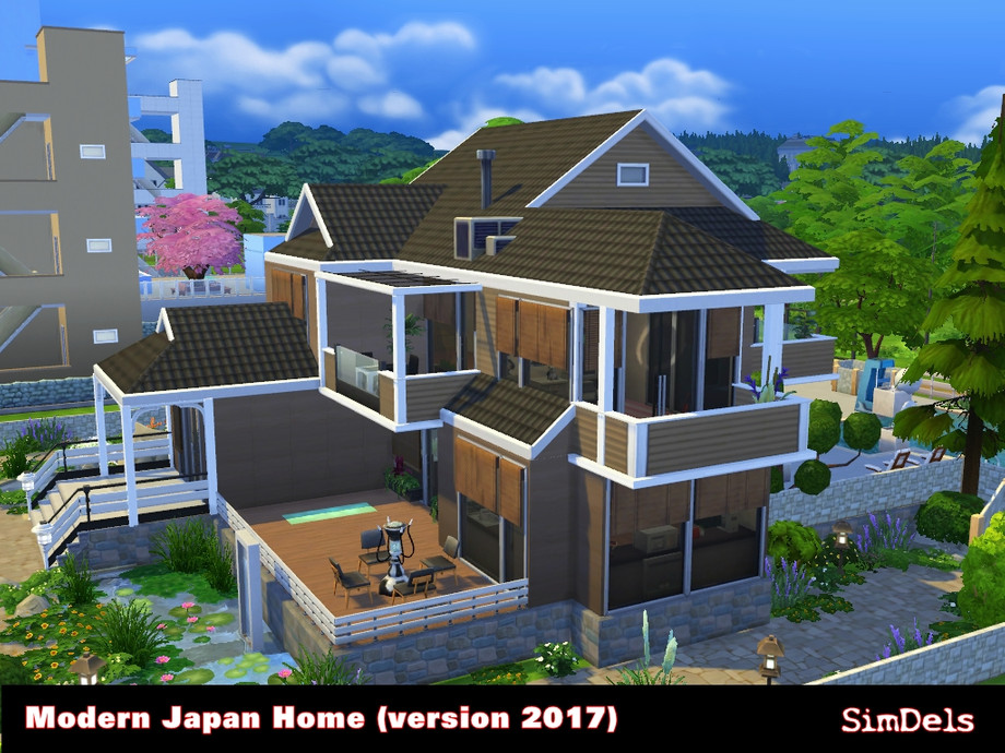 The Sims Resource - Modern Japan Home (version 2017)