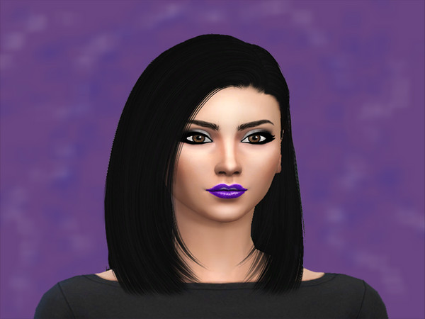 Sims 4 — PurpleRainLipstick by Willremor — This lipstick will turn your sims into a real purple queen Be ready to reign
