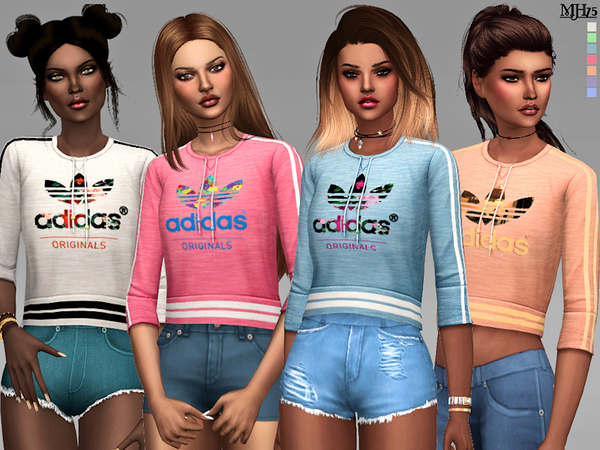 The Sims Resource - S4 Athletico Tops