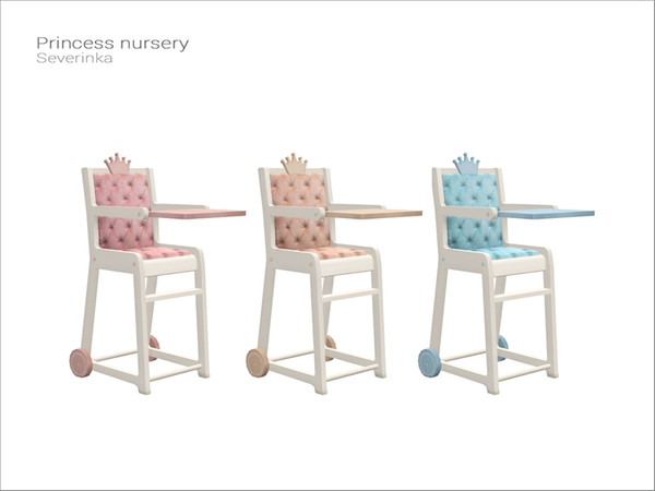 Sims 4 — [Princess nursery] - toddler high chair by Severinka_ — Toddler high chair From the set 'Princess nursery' Build