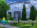 Sims 4 — The Sims 4 Modern Fitness Gym by Monraelis122 — This is a new Fitness Gym that I built with the new The Sims 4